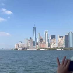 Manhattan from Ellis Island Ferry