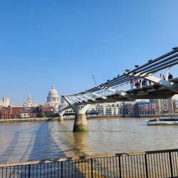 St Pauls and Millenium Bridge