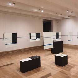 Edward Krasinski Untitled 2001 - 12 mirrors and tape Tate Modern