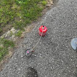 Gaskocher - lag vor dem Bulli