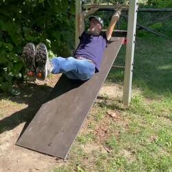 Morgendliche Hunderunde mit Frühsport