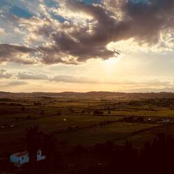 Panorama von santa Margalida aus