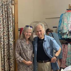 In my new kurta with the brother of the founder of Anokhi