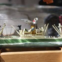 Liverpool museum ship in a bottle