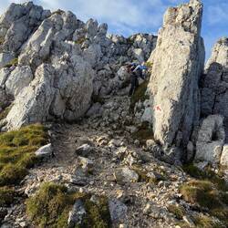 Kletterpartie hoch
