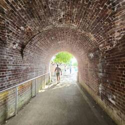 Walkway under Richmond Bridge