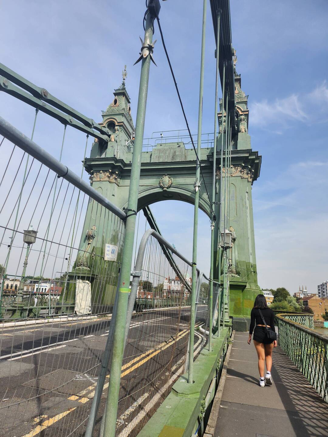 The mighty Hammersmith Bridge, closed to vehicles and adding hours to commutes across London