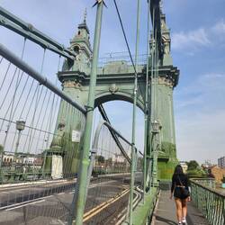 The mighty Hammersmith Bridge, closed to vehicles and adding hours to commutes across London
