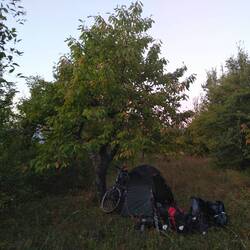 Wildzelten 80 km vor Sofia