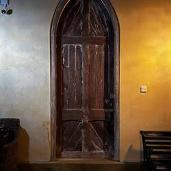 The very large door to our room