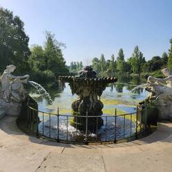 The Italian Gardens in Hyde Park