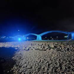 Kintaikyo-Bridge at night