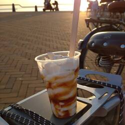 Verschnaufen am Boulevard