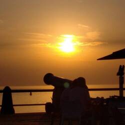 Sonnenuntergang in Vlissingen