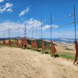 And...we made it to the top. Now for the 3 mile descent to Uterga.