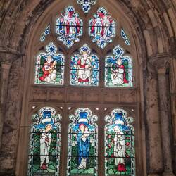 Beautiful stained glass window