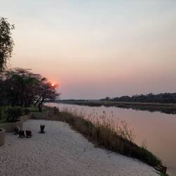 Okavango River (Am anderen Flussufer Angola)