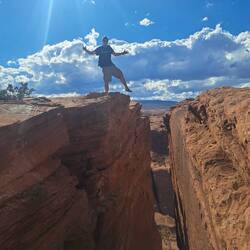 Bloß nicht nach unten gucken!