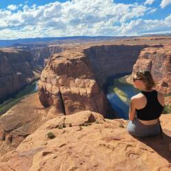 Kurze Pause in der Hitze