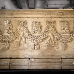 Roman Period marble sarcophagus — İzmir, Türkiye.