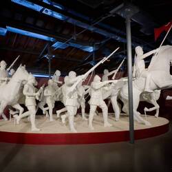 Depiction of Atatürk's order that served to liberate İzmir on 9 Sep 1922 — İzmir, Türkiye.