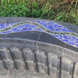 Aqueduct Bench Huw Powell Roberts & Ruth Gibson Ceramic 2008