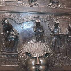 Anbetung des neugeborenen Jesu durch die drei Hl. Könige