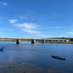 Fão Bridge - Iron truss bridge