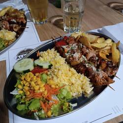 Abendessen , war super