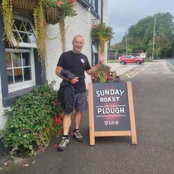 We lucked out and found a pub serving Sunday roast