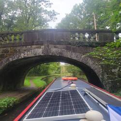 One of the many bridges we went under today. This one originally led to a huge estate.