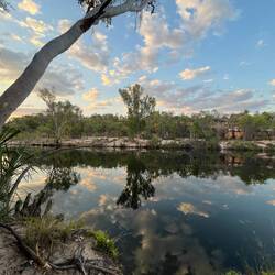 ... and we started to see clouds for the first time in weeks.