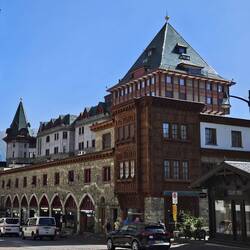 Interesting building in St. Moritz