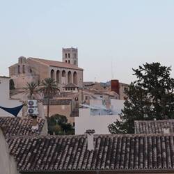 Ausblick von der Dachterrasse...