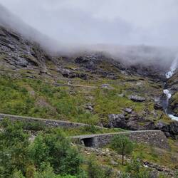 Trollstigen von unten
