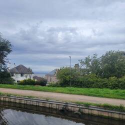 Our first view of the sea