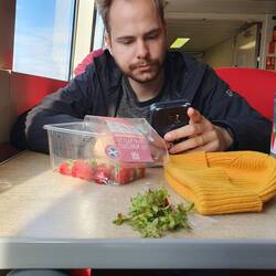 Schotteschi Äbberi uf dr Fähre