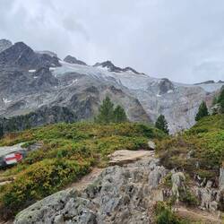 TMB towards Col de Balme Switzerland