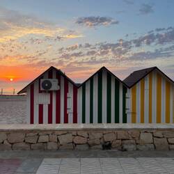 Alicante beach sunrise