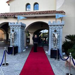 Red carpet entrance