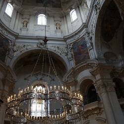 Inside the Hussite St Nicholas Church