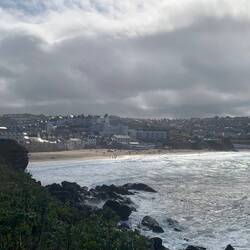 Porthmeor Beach on the west coast