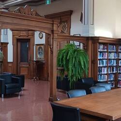 Woodstock library. We have cards for here now!