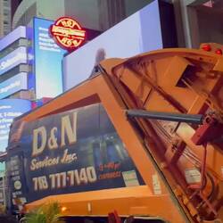 Times Square walking home from Broadway