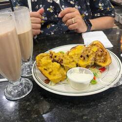 Living the American dream with Milkshakes and potato skins