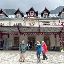 Chamonix train station