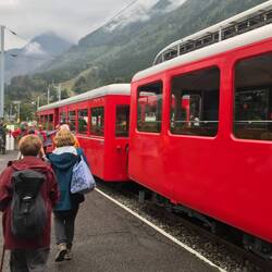 Montenvers cog train Chamonix train station