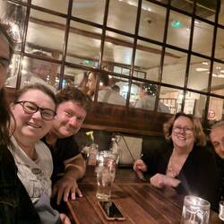 Dinner at the Hoop and Grapes