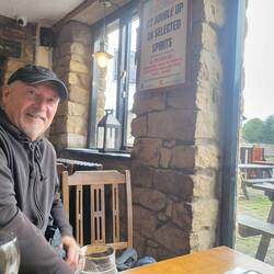 Well deserved pint after about 7 hours on the water