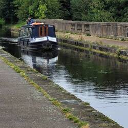 A man walking the tow path took this picture and emailed it to us. Cold wet day but beautiful